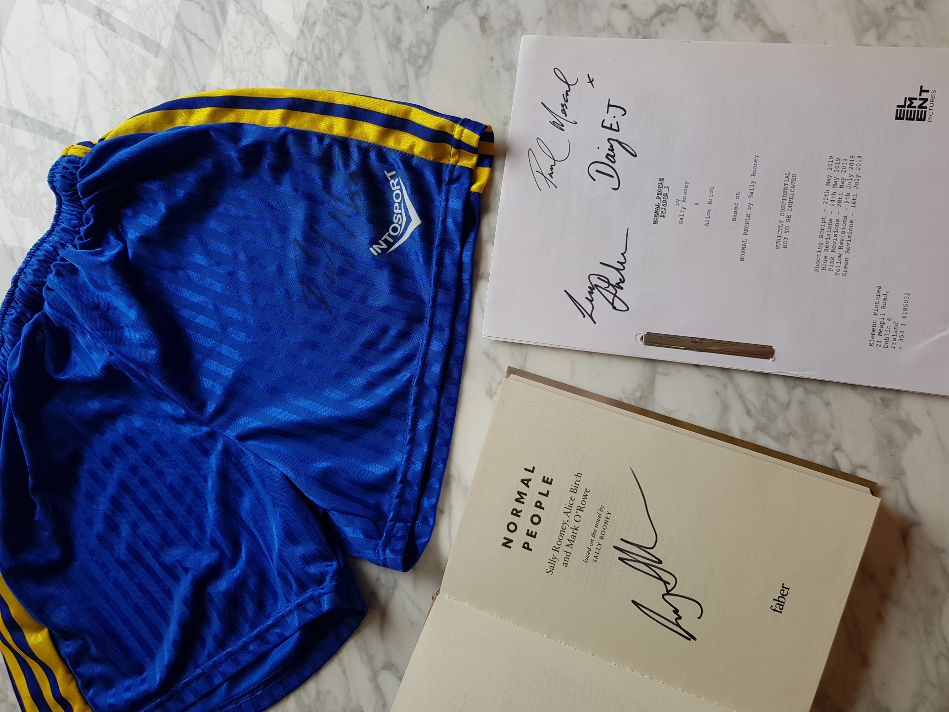 Paul Mescal's Normal People GAA shorts sold by Laois Auctioneer