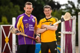 Kilkenny hurler Richie Hogan and Group 1 winning jockey Shane Foley