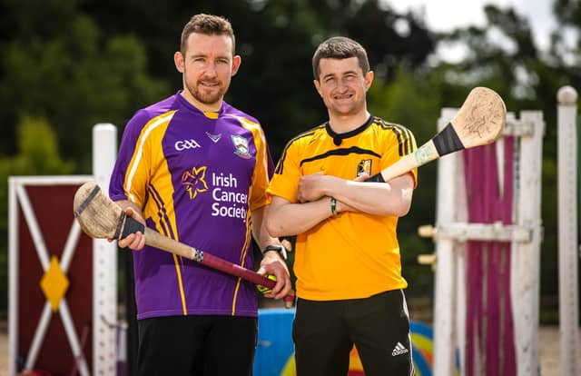 Kilkenny hurler Richie Hogan and Group 1 winning jockey Shane Foley