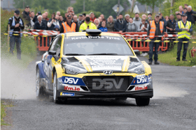 County Monaghan’s Josh Moffett (Hyundai i20 R5) is hot favourite to clinch the Triton Showers-backed Motorsport Ireland National Rally Championship in Sunday’s Tipperary Stonethrowers Rally