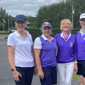 The Mannan Castle Ladies Revive Active Women's All Ireland Fourball team, captained by Cepta Maddick, that defeated Rockmount GC to make it through to the Ulster South Division Semi finals