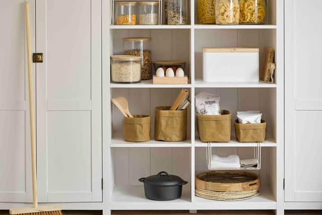 5. Audley Storage Jars – glass and bamboo – from £12- £30 (other items from a selection), Garden Trading