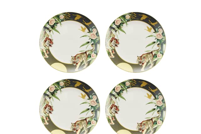 8. Set of 4 Ferocious Tiger Dinner Plates, £30, Joe Browns