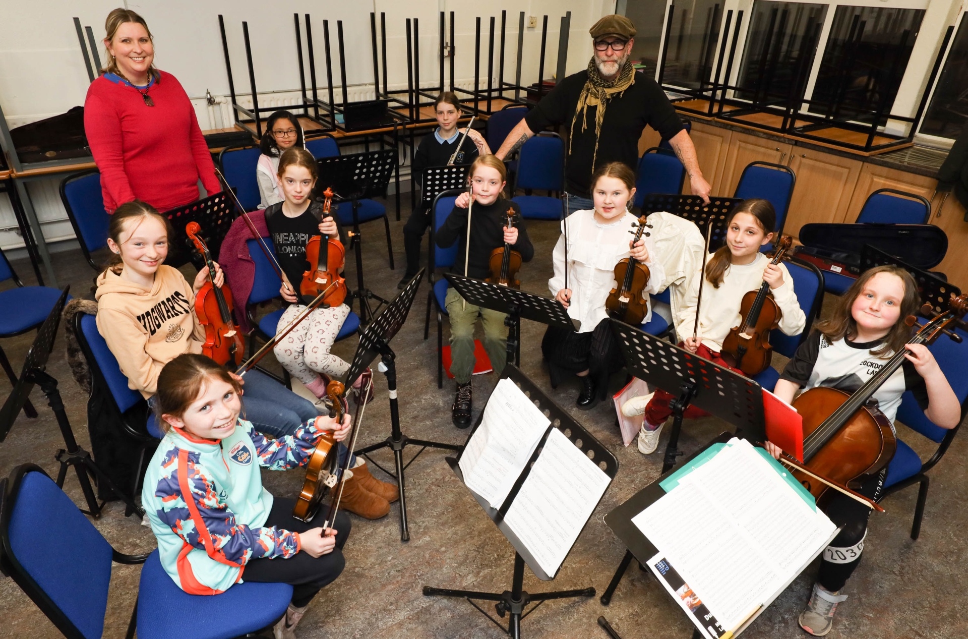 Laois School of Music beginners in 2022.