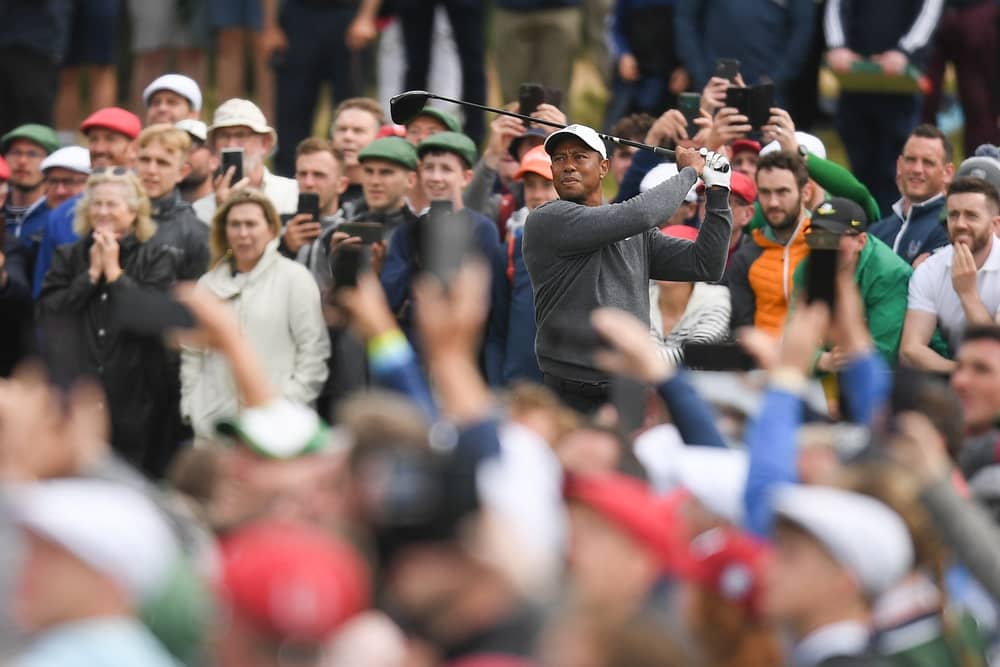 Tiger Woods in action at the JP McManus Pro-Am at Adare Manor I PICTURE: Sportsfile