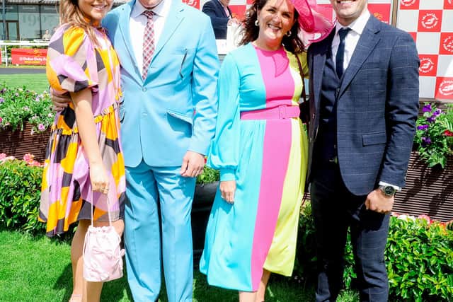 Olive Foley wins Dubai Duty Free Most Stylish Lady contest at the Curragh