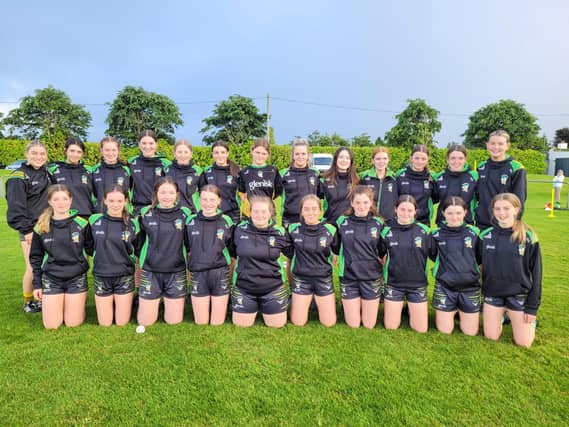 The Offaly Under 16 team that played Kildare, pictured at training last week.