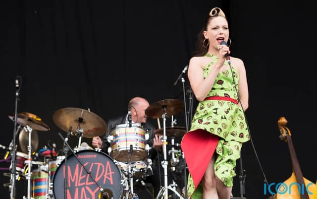 The 47-year-old singer performed at Glastonbury twice on Sunday