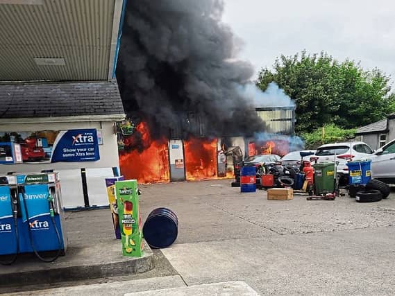 The scene of last week's blaze in Ballyneety