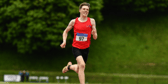 Fintan Dewhirst in action at the Mary Peter's Track.
