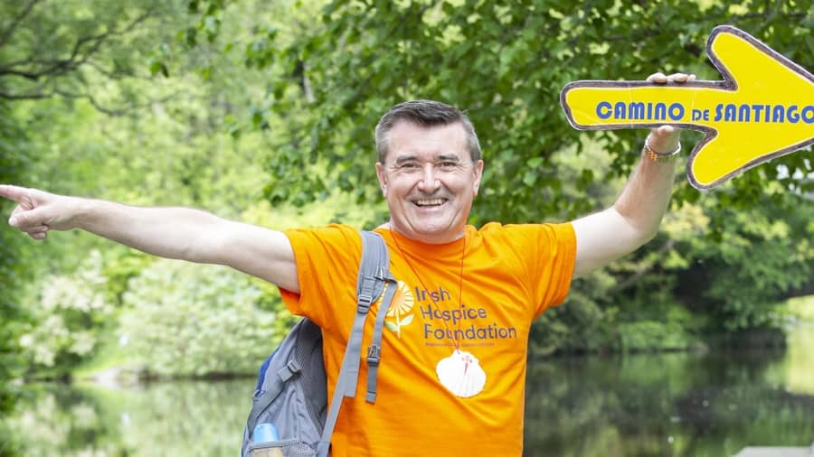 Martin King supporting Irish Hospice Foundation