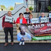 Derry Concern Group at the launch of the Scalp Walk supporting Concern Worldwide which takes place on Sunday June 12 at 2pm