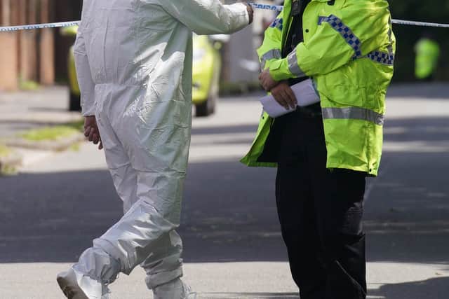Police said his mother, in her 40s, was treated at the scene for serious stab wounds and is now in a stable condition in hospital.