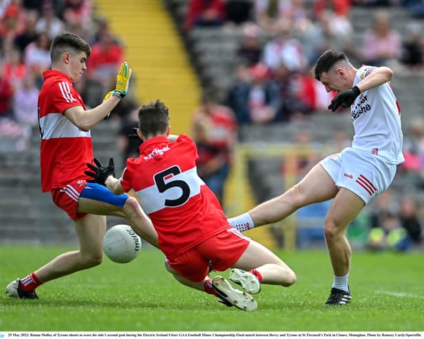 Derry Minors fell short today against Tyrone.