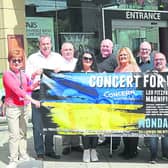 Some of the members of the Magnificent Seven Crew who will be performing in the Concert for Ukraine.
