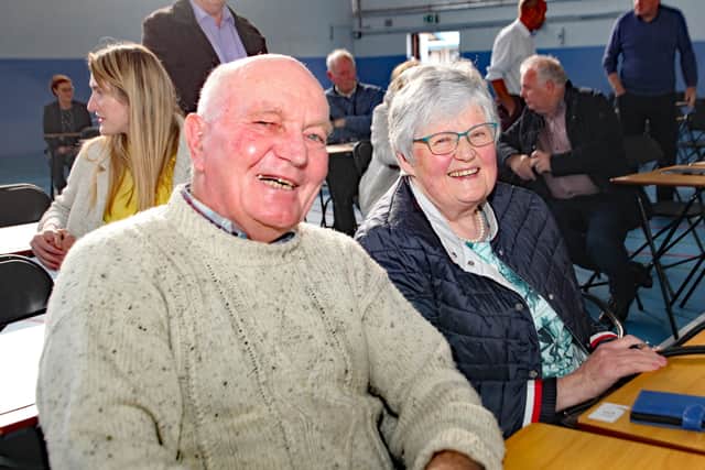 Pictured below at the consultation evening were Sean O'Dwyer, Mungret Heritage and Ann Gabbett