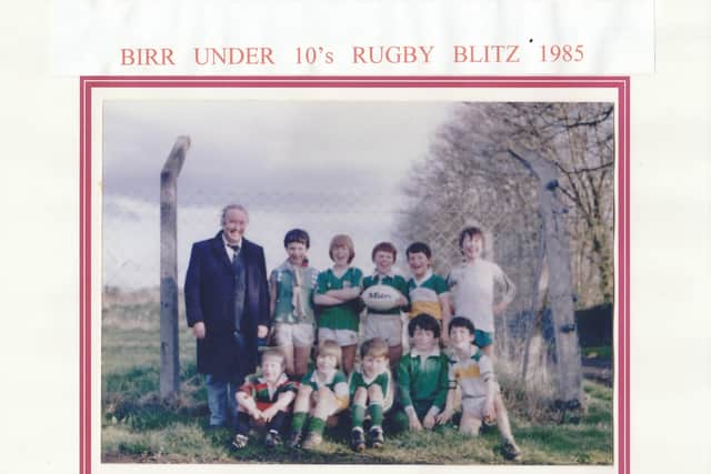 The day a young Ronan O'Gara and Mundy lined out for Offaly rugby club