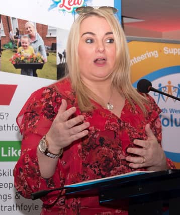 Cllr Sandra Duffy: "No one has a veto over progress and it is reprehensible that the DUP is holding everyone to ransom by preventing that from happening."