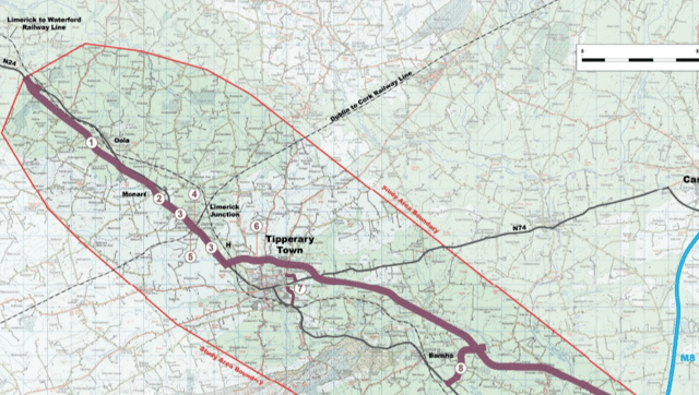The preferred transport solution for the N24 Cahir to Limerick Junction Project
