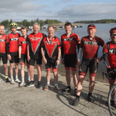 Members of North Tipperary Wheelers who took part in Lap the Lake in aid of Lough Derg RNLI