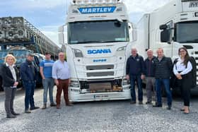 Alison Browne (President Laois Chamber), Aaron Martley, Cathal Martley, Mark Martley, John Strong (Chairperson Shine 2022), John Kirwan, Martin Crowley, both Emo GAA, Caroline Hofman Laois Chamber