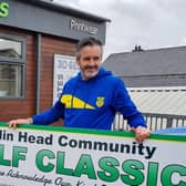 Fundraising Ballyliffin golf classic teeing off