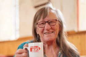 Máire McKay, a Tullamore supporter of Christian Aid is celebrating the success of women in Zimbabwe