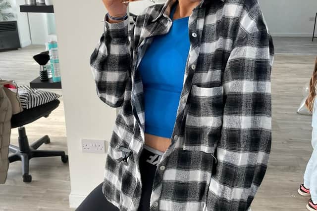While she is delighted with her new slim look – going from a 17st 7lb dress size 20 to a svelte 10st 11lb size 10 – she has seen her bust shrink from a buxom 40D to a wilted 30A and has swathes of sagging skin on her stomach that she says rub and smell.