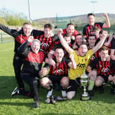Redcastle United celebrate their victory in the . Photos Tom Heaney