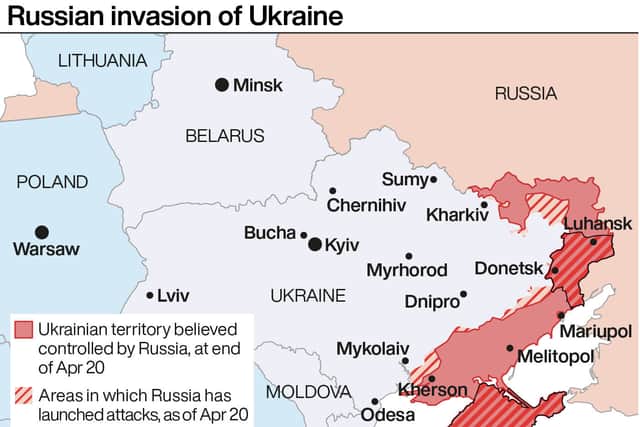 Ukraine reports Russians trying to storm Mariupol plant