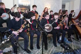 Spink Comhaltas musicans strike all the right notes. Picture: Alf Harvey