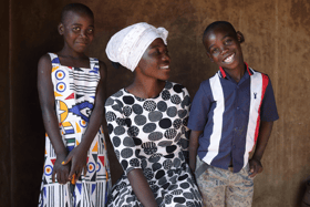 Thandekile struggled to provide food for her two children, Nomatter (11) and Forward (8)