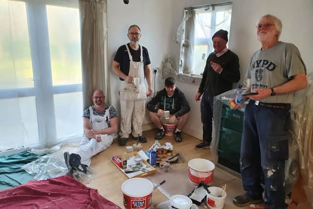 A lot of support and volunteers, including many from nearby Goresbridge and as far as Kilkenny City joined the cause.