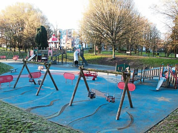 The playground at the People's Park is set for new equipment | Picture: Adrian Butler