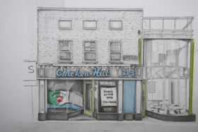 Jane Hogan's illustration of Chicken Hut PICTURES: Adrian Butler