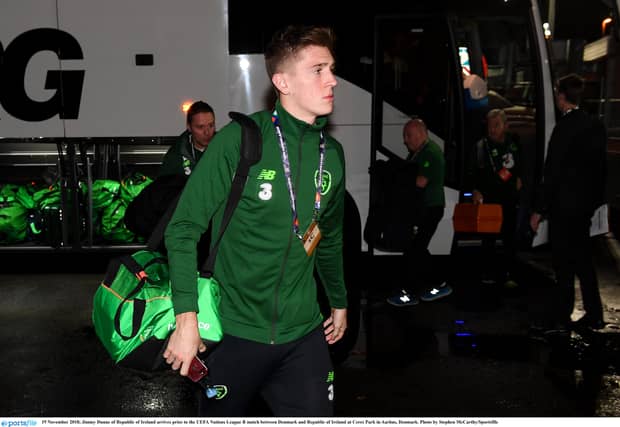 Jimmy Dunne prior to Ireland's clash with Denmark back in 2018. (Pic: Sportsfile)