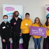 Pictured left to right, Caleb Ryan, Ben Gallagher, Jack Ryan, Kaitlyn Ryan, Olivia Darcy, Heather Doyle, Kinga Klos