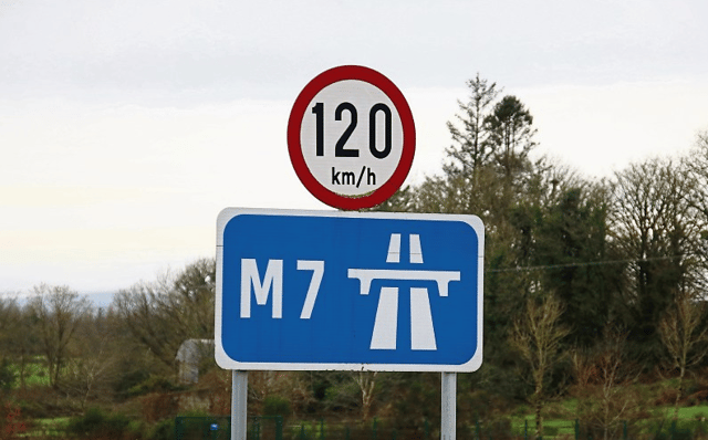 The detection was made on the M7 motorway
