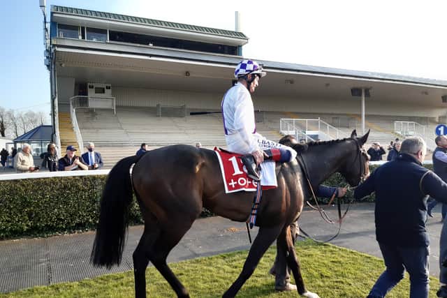 After finishing immediately behind subsequent Vertem Futurity Trophy runner-up Sissoko on his final two-year-old start, Sun King was the 7-4 market leader but Bolger’s son of Teofilo was a comfortable two-and-a-half-length winner in the hands of Kevin Manning.