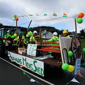 One of the floats from a previous Aughavas St Patrick's Day Parade