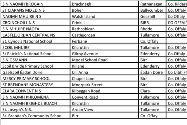 Big Offaly schools receive DEIS status in education shake-up