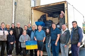 Some of the many volunteers in Rathkeale who worked on the shipment to Poland for Ukrainian refugees