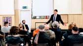 Minister Eamon Ryan attended a public meeting at LPYMA last night | PICTURE: Twitter / @EamonRyan