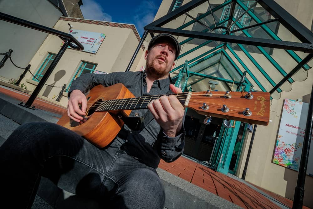 George Murphy outside the Watergate