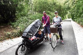 Catherine, Conor and Cillian Hanly, enjoying the Limerick Greenway near Newcastle West last summer | PICTURE: Sean Curtin