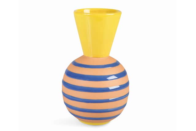 2. The Small Stripy Terracotta Vase, £23, The Happy Blossoms