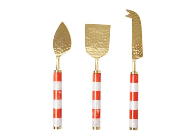 6. Candy Stripe Cheese Knives, £27.50, Oliver Bonas