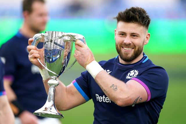 Steyn was delighted to see his Glasgow clubmate excel on such a landmark occasion for him.