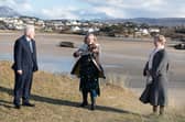 Mairéad Ní Mhaonaigh, PF ÚnaG Mícheál Ó hÉanaigh, Cathaoirleach Bhord ÚnaG Anna Ní Ghallachair