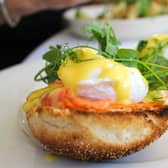 Several variations of Eggs Benedict exist, involving replacing any component except the egg